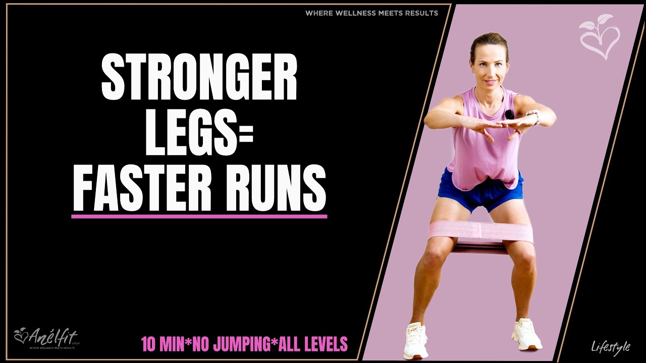 10-Minute Runner's Strength Workout | Stronger Glutes, Faster Runs (No Jumping!)
