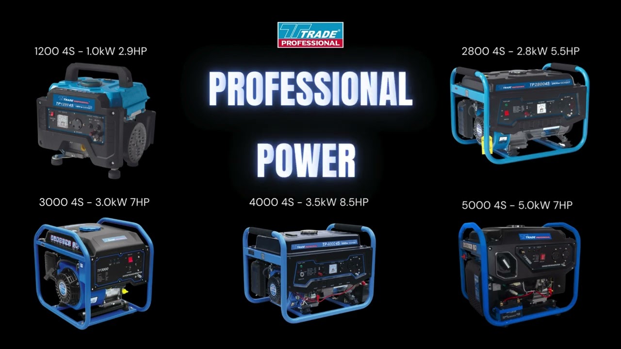 Get rid of new load shedding stages frustration using Trade Professional Generators