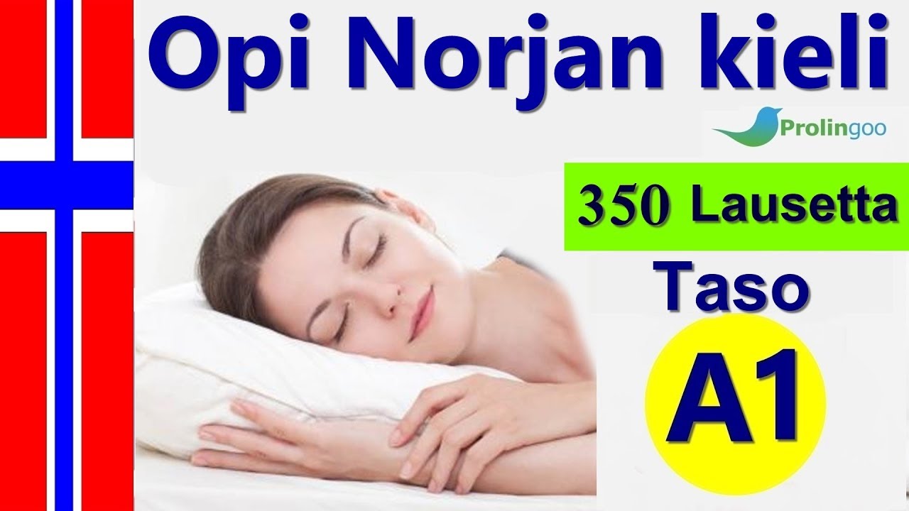 Opi Norjan kieli | 350 Lausekkeet Norjan ja suomeksi