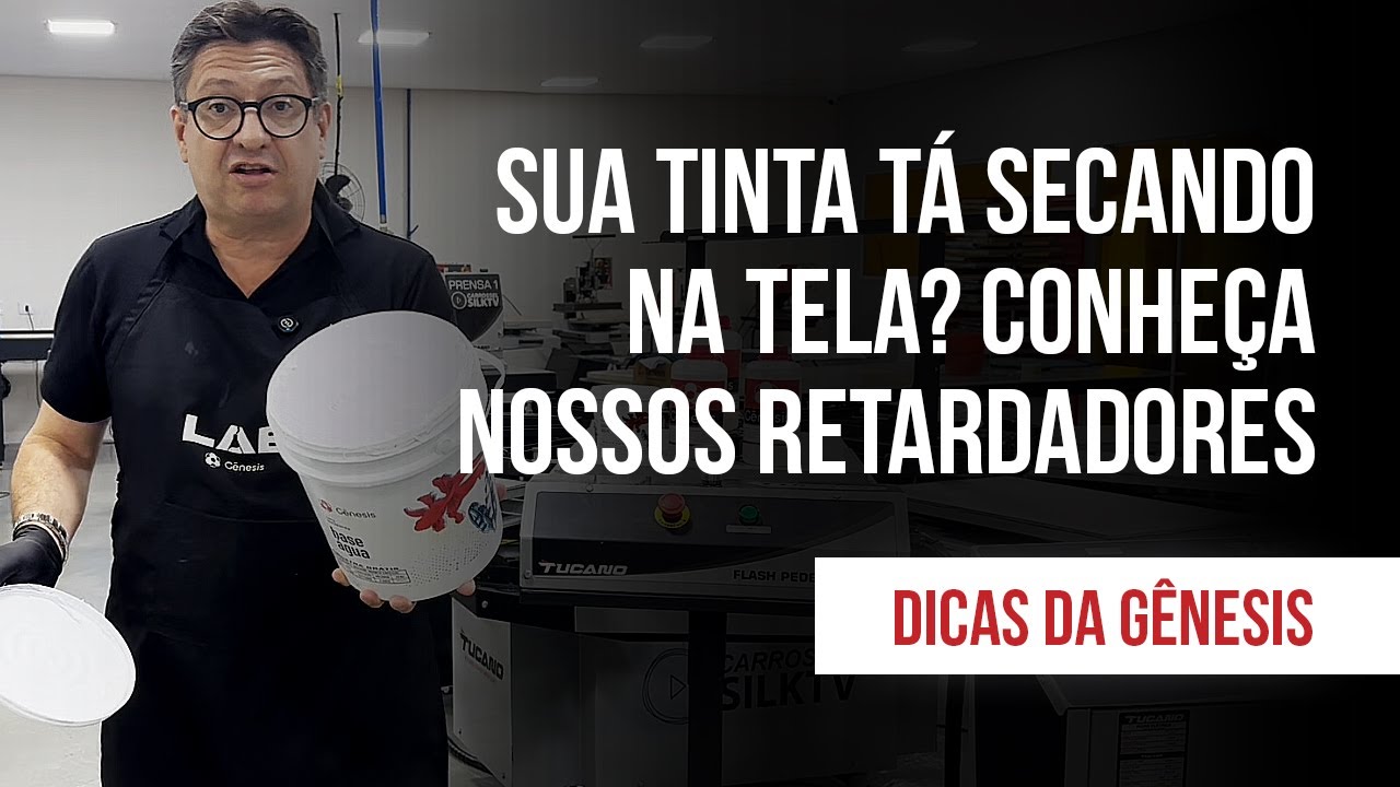 #155 - Sua tinta tá secando na tela? Conheça nossos retardadores de secagem