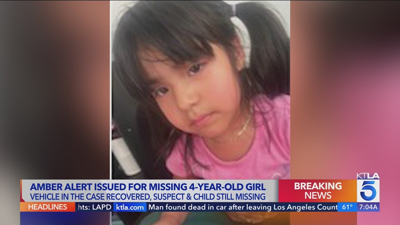 Amber Alert for missing 4-year-old girl tied to Los Angeles homicide investigation