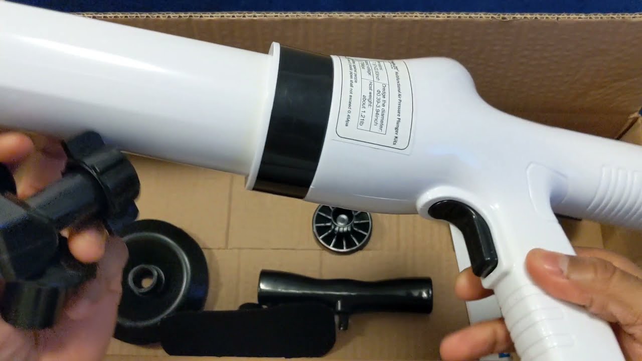 FriedenDT Multifunction Toilet Air Plunger (Check Description)