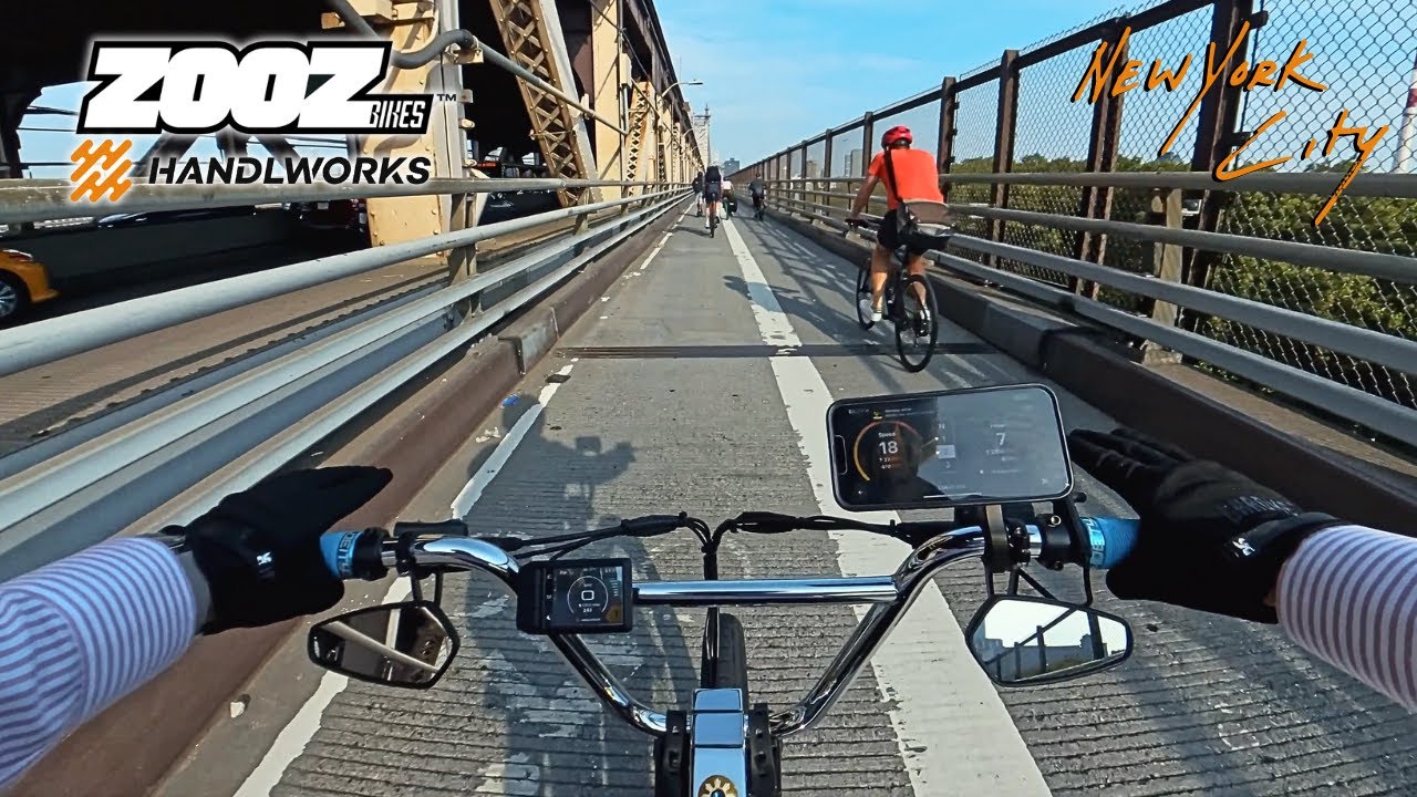 Zooz 750 Handlworks BAC855 Updates in NYC Rush Hour | eBike POV [4K]