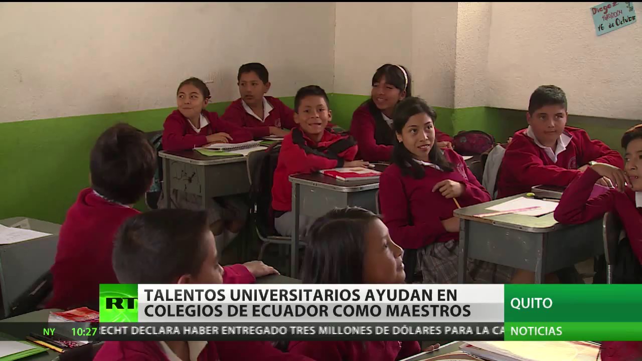 Reportaje a Enseña Ecuador por parte de RT en Español