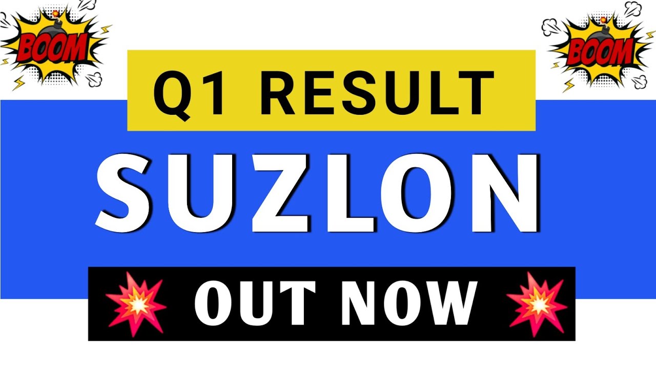 SUZLON ENERGY Q1 RESULTS 🔥 LATEST NEWS ON SUZLON SHARES | SUZLON SHARE NEWS | SUZLON ENERGY | SUZLON