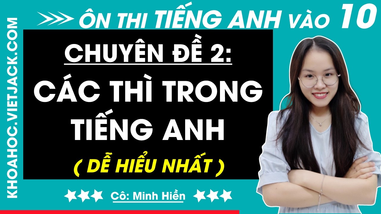 Các thì trong Tiếng Anh - Ôn thi Tiếng Anh vào 10 | Chuyên đề 2 (MỚI)