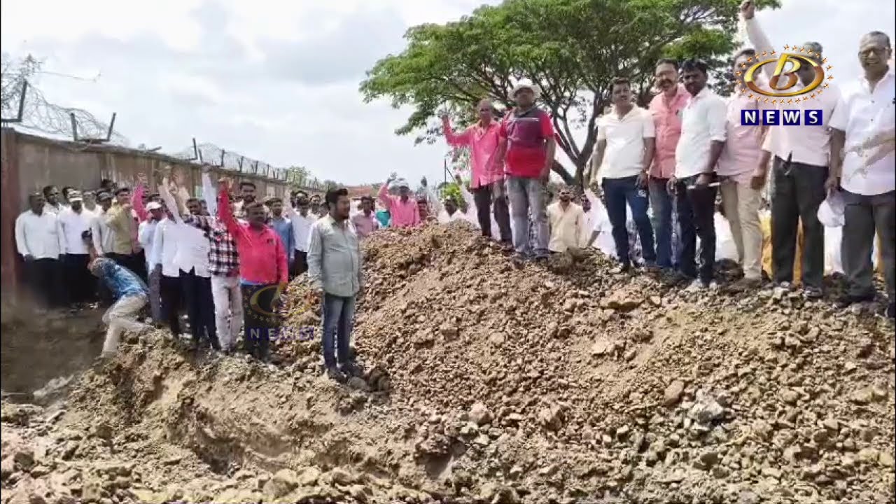 तामगांव ग्रामस्थ आक्रमक, गाव बंद आंदोलन करून झाली उग्र निदर्शनं
