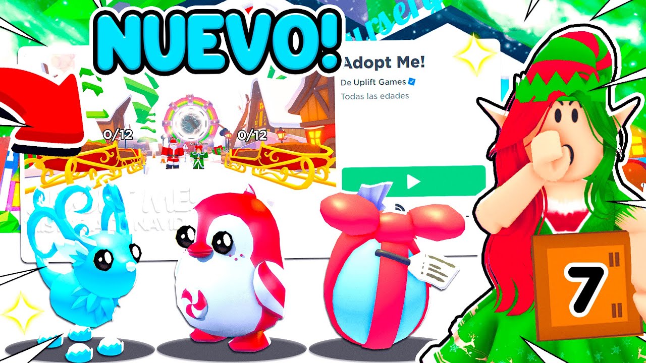 *GRATIS* EVENTO DE HISTORIA y HUEVO DE NAVIDAD MÁS MASCOTAS *NUEVAS* en ADOPT ME! (Roblox)