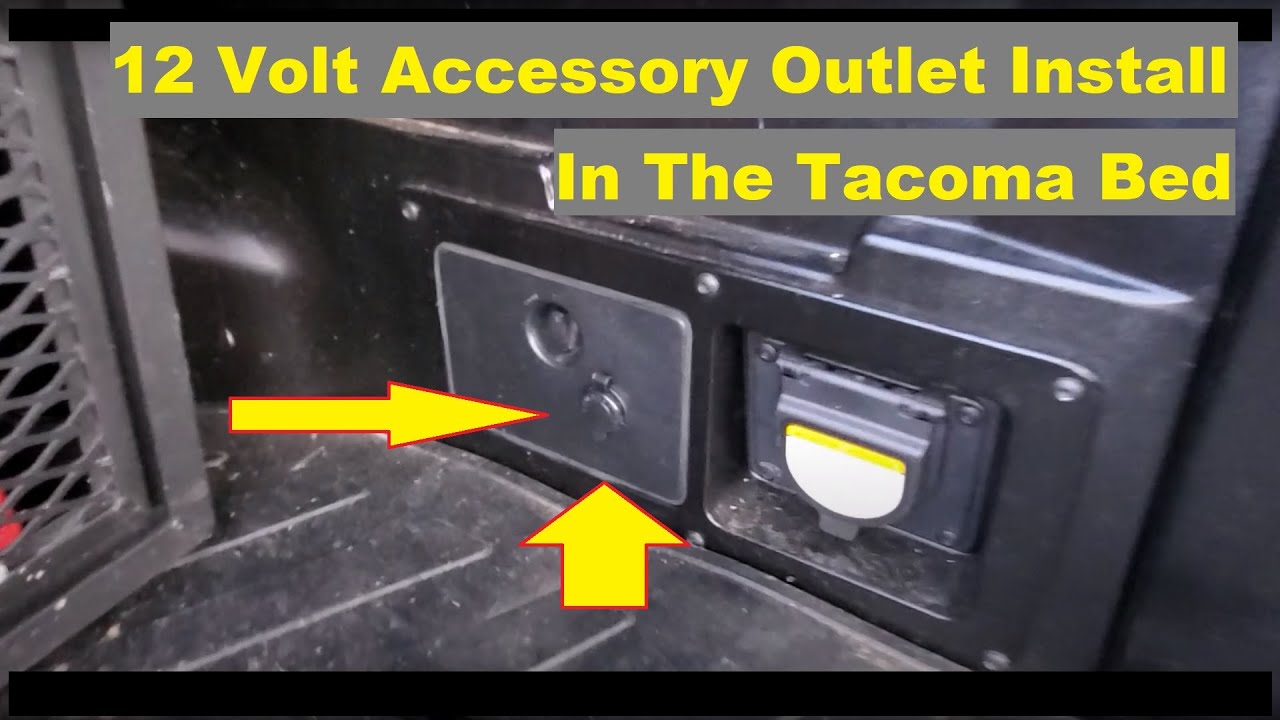 12 Volt Outlet Wiring and Install in a Tacoma Bed