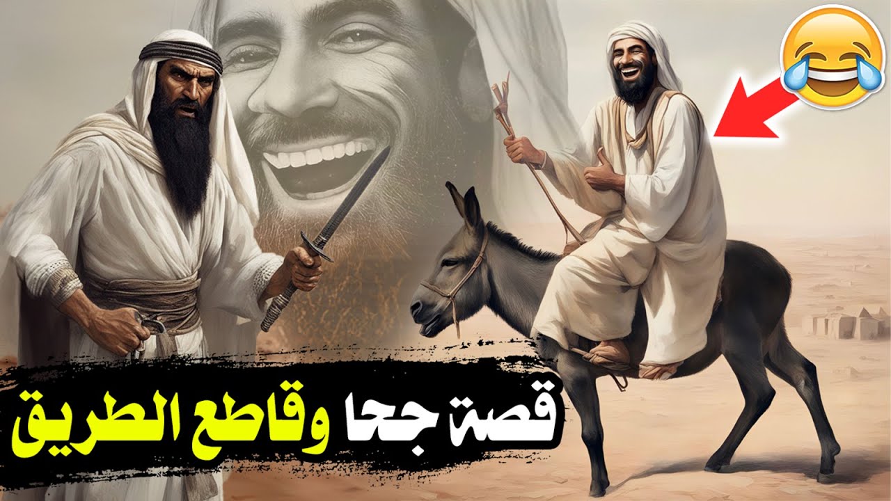 قصة جحا وقاطع الطريق  ، من أروع قصص الذكاء والحيلة