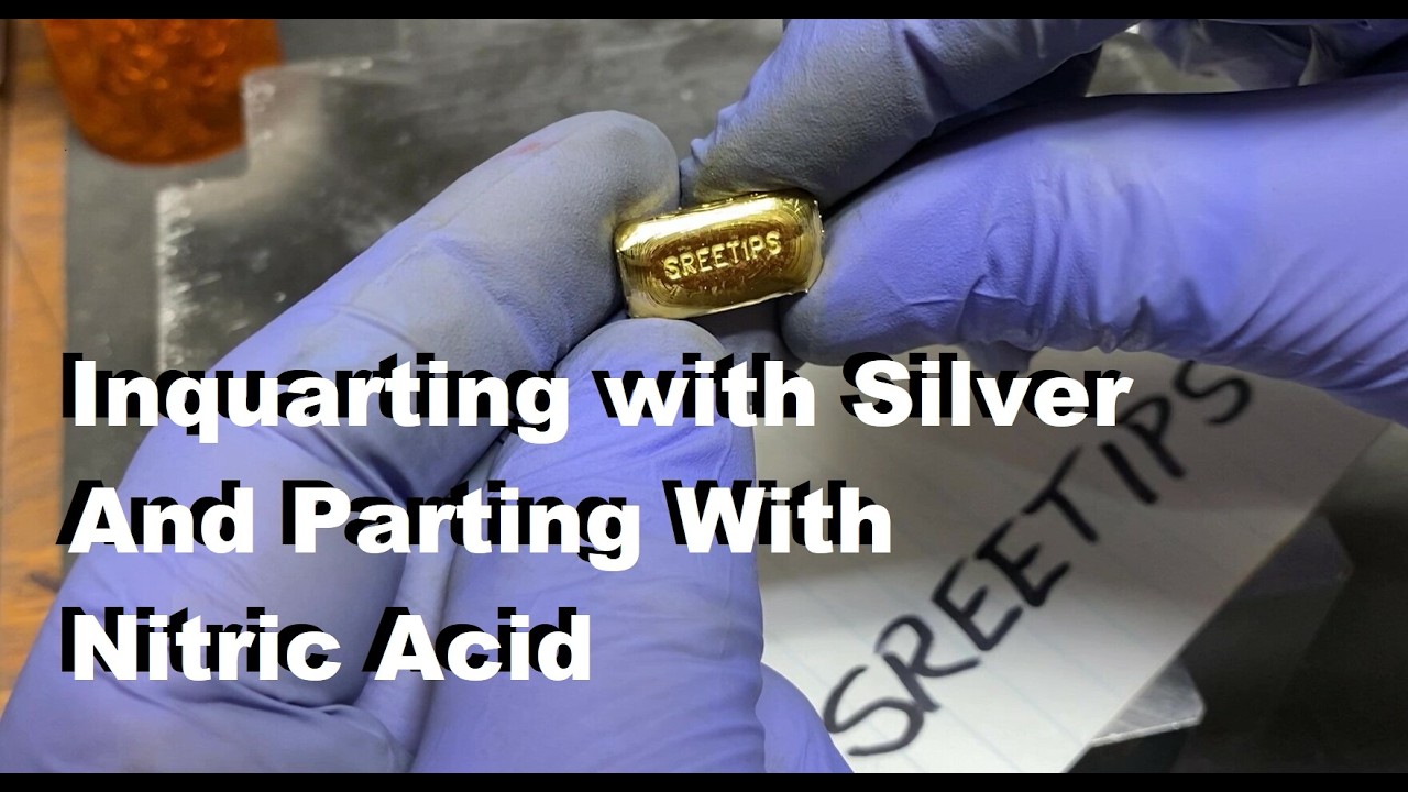 PURE GOLD BAR Inquart with silver