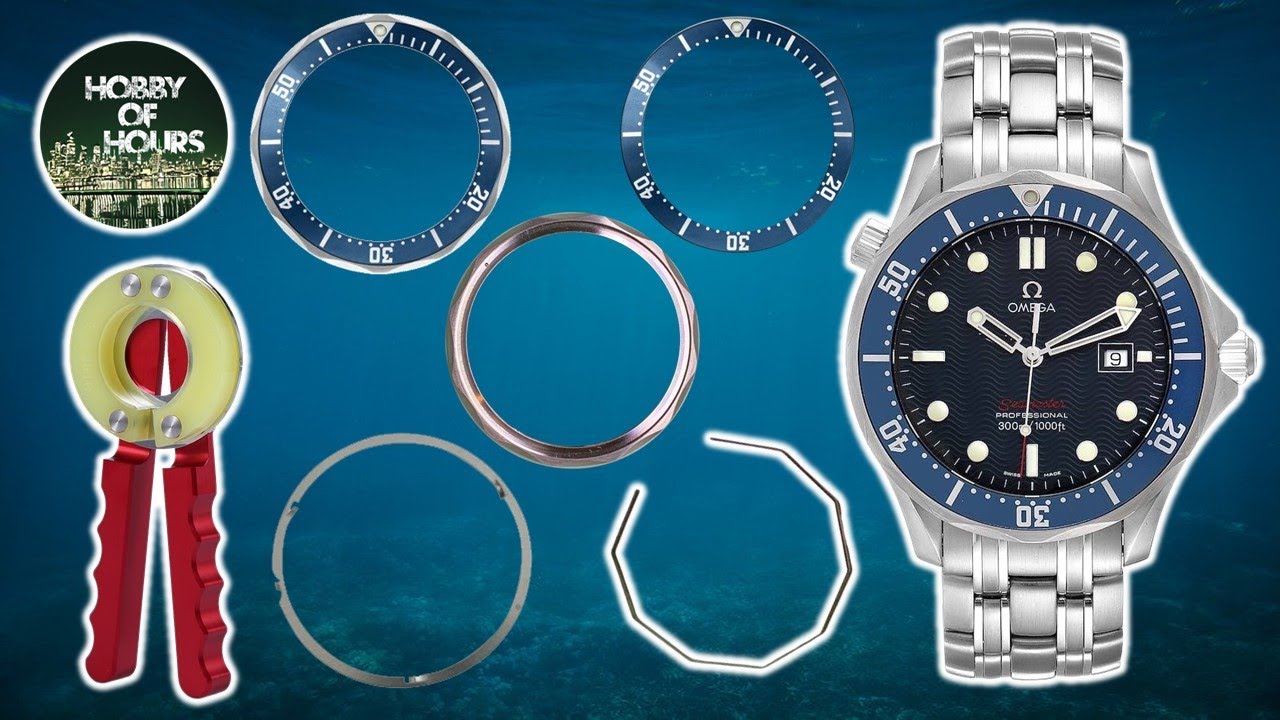 Как заменить безель Omega Seamaster