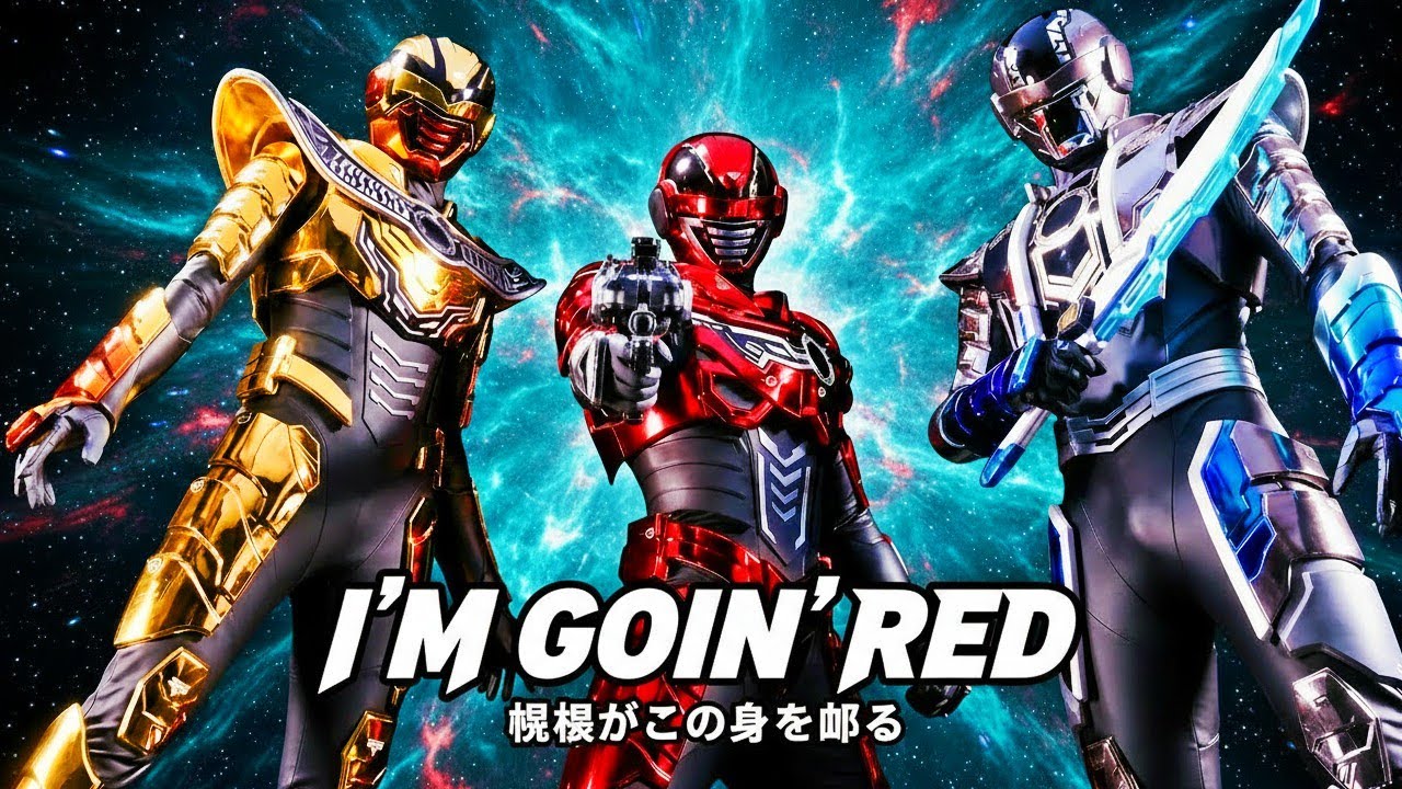 I'm Goin' Red - Super Space Sheriff Gavan Infinity MV 無限がこの身を呼ぶ (not Power Rangers)