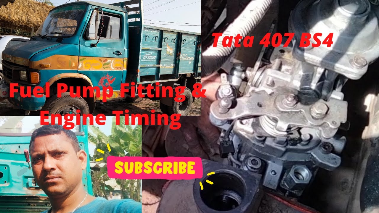 How to Fitting Tata 407 Fuel Pump with Timing Setting | TATA 407 Fuel Pump Fitting & Timing Setting