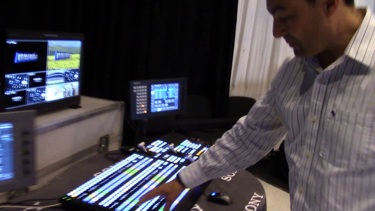 Sony MVS 7000X and MVS 6530 explained  The VM Show 2014 for Visionmixers.tv