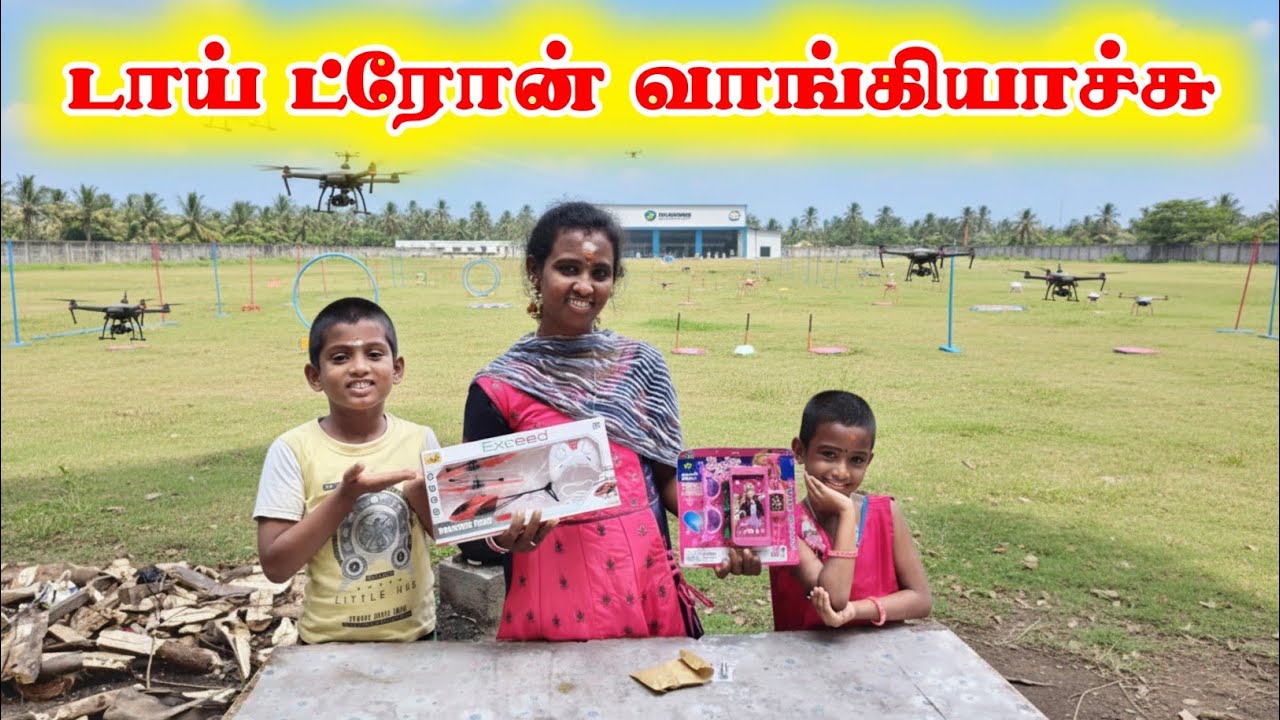 💥 ₹400 Rupees Toy Drone Unboxing & Review In Tamil 🚁 Selva Nisha Vlogs 