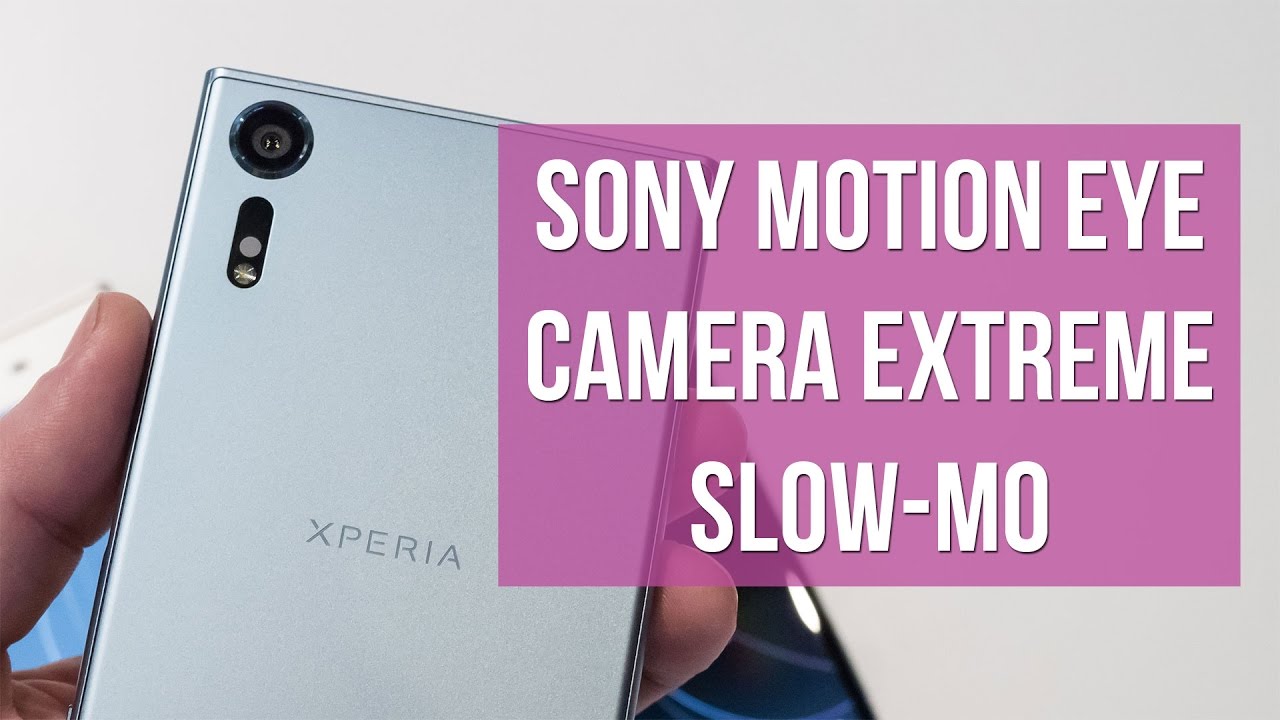 Sony Motion Eye Camera 960 FPS extreme slow-mo