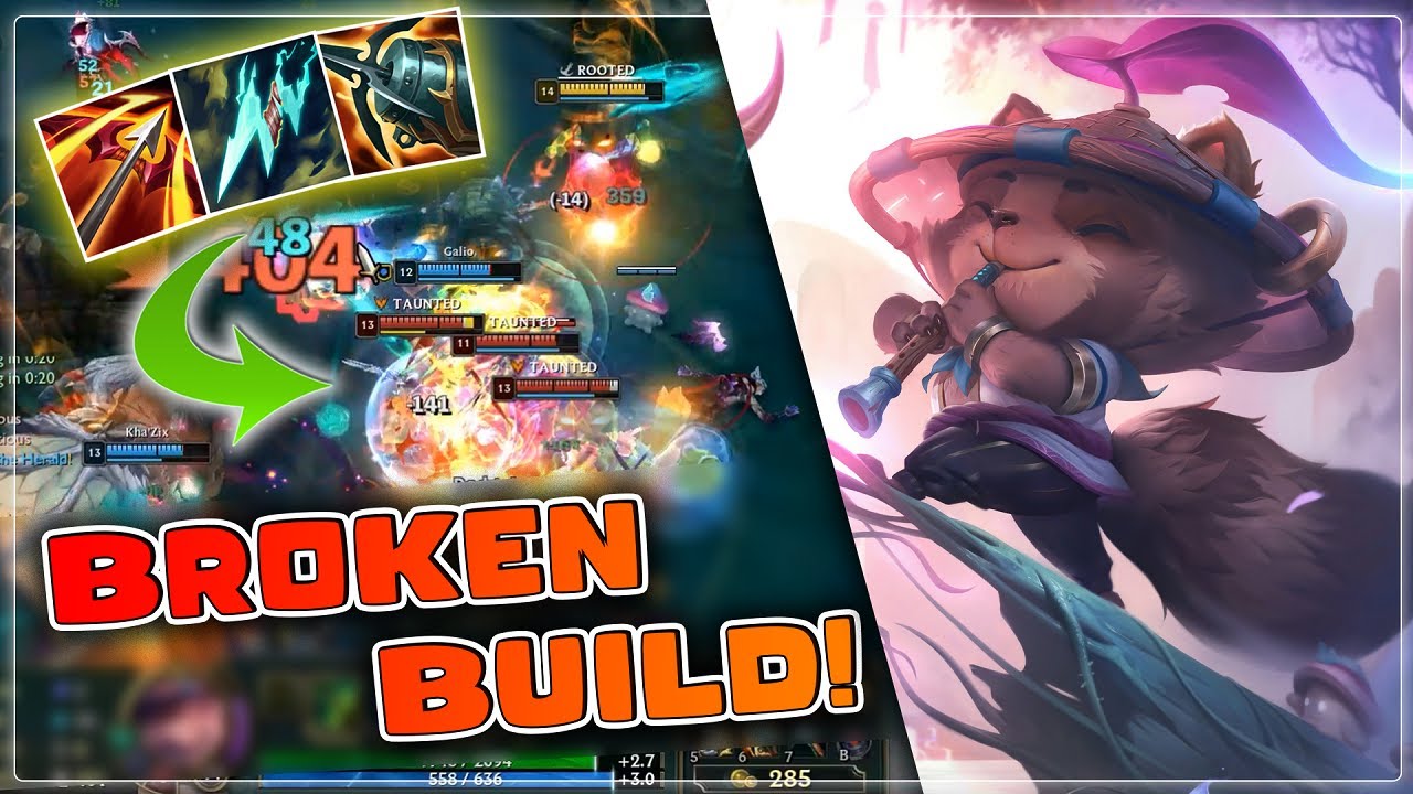 Teemo Broken Build: Insane Top Lane Domination with AD Crit Build!