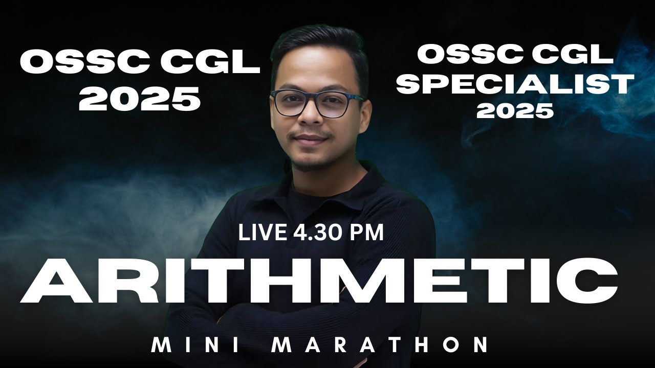 🔥 Complete Math's Mini Marathon for OSSC CGL 2025 I  Deepak Sir