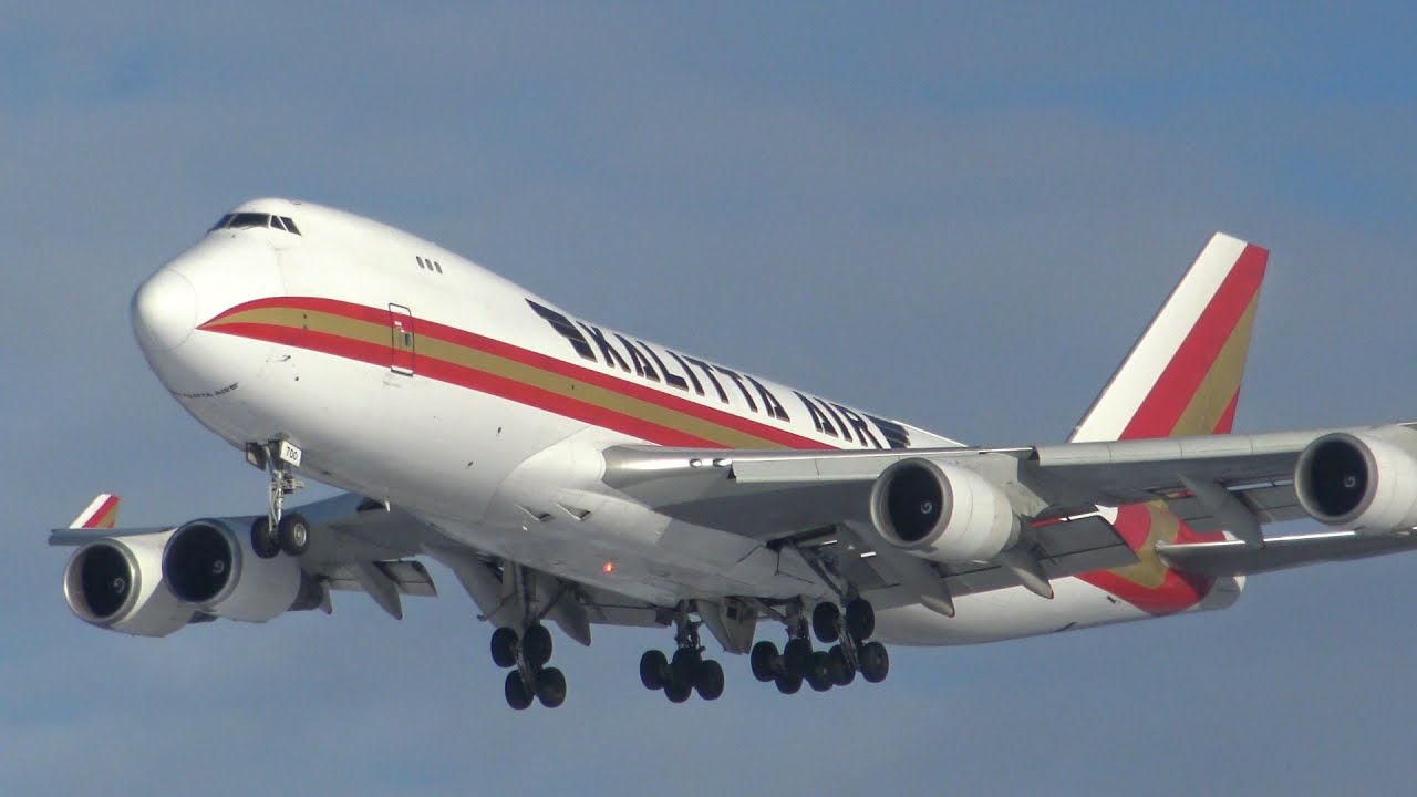 4K| Kalitta Air Boeing 747-400F N700CK At Tampere-Pirkkala