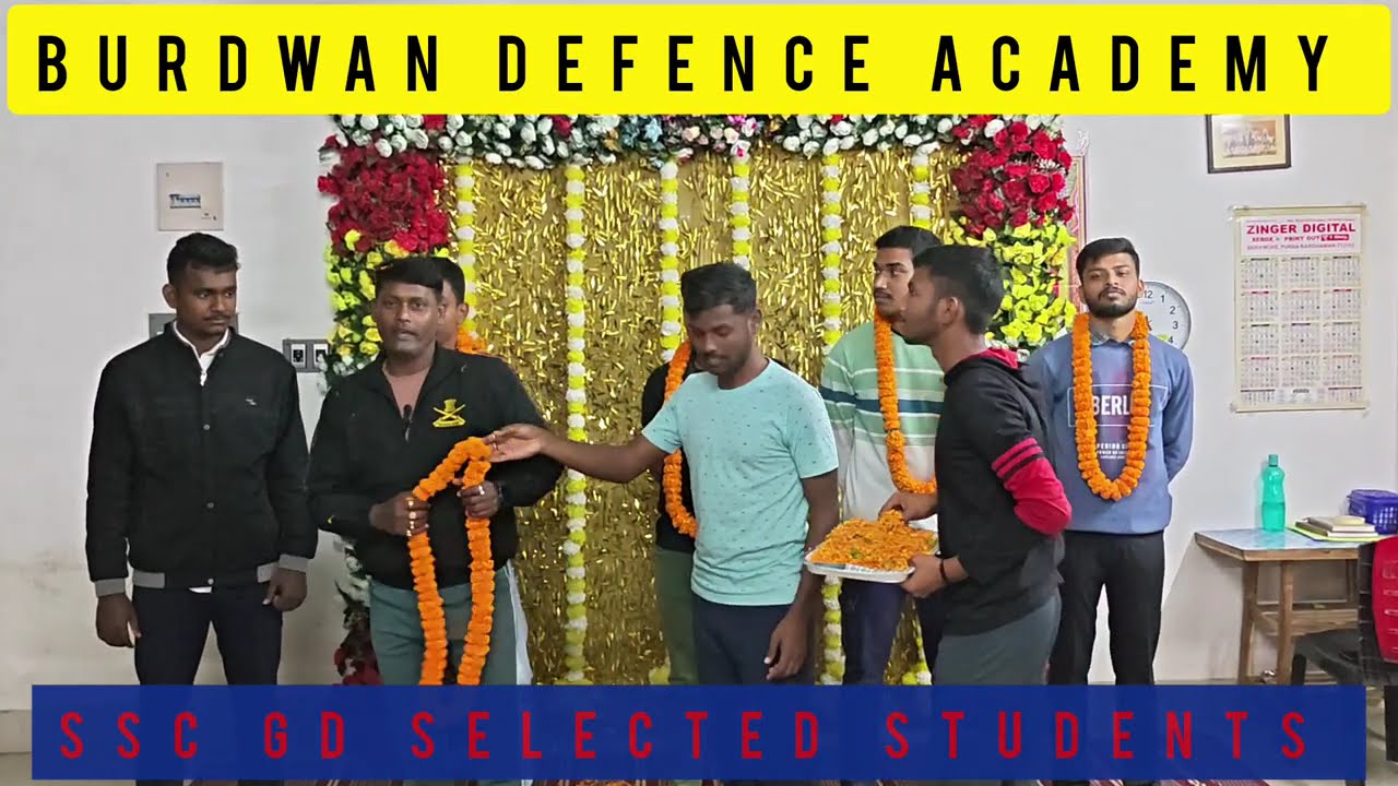 Very very congratulations 🎉🎉🎉 SSC GD SUCCESSFULLY Students of Burdwan Defence Academy 