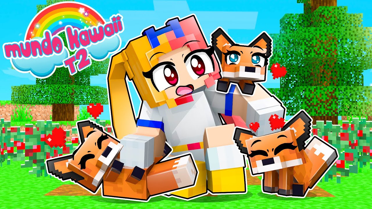 ESTOS ZORROS SE MERECEN ESTO...😍  - MUNDO KAWAII T2 MINECRAFT - #32