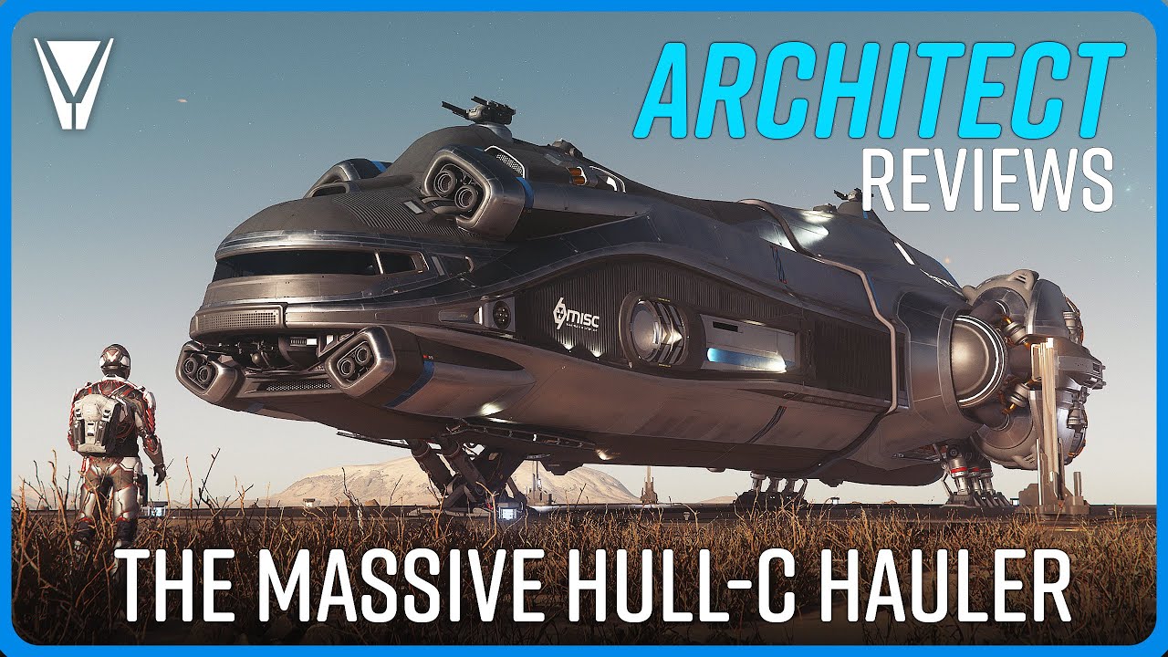 Архитектор рассматривает Hull C Hauler — Star Citizen