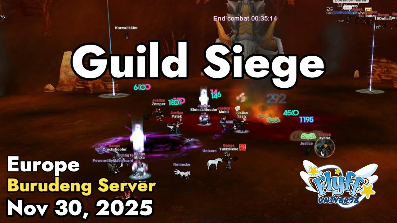 Guild Siege (Burudeng Server) November 30, 2025 | Flyff Universe