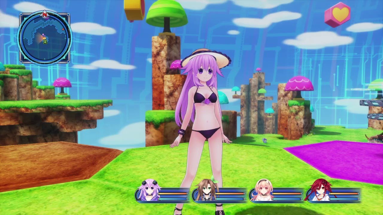 Megadimension Neptunia VII Swimsuit DLC Showcase