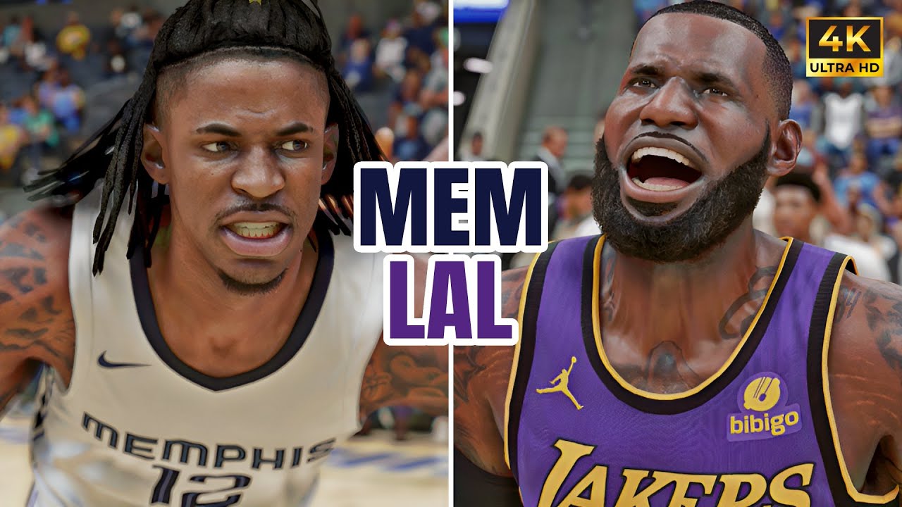 LAKERS vs GRIZZLIES (PS5) - NBA 2K24 [4K UHD]