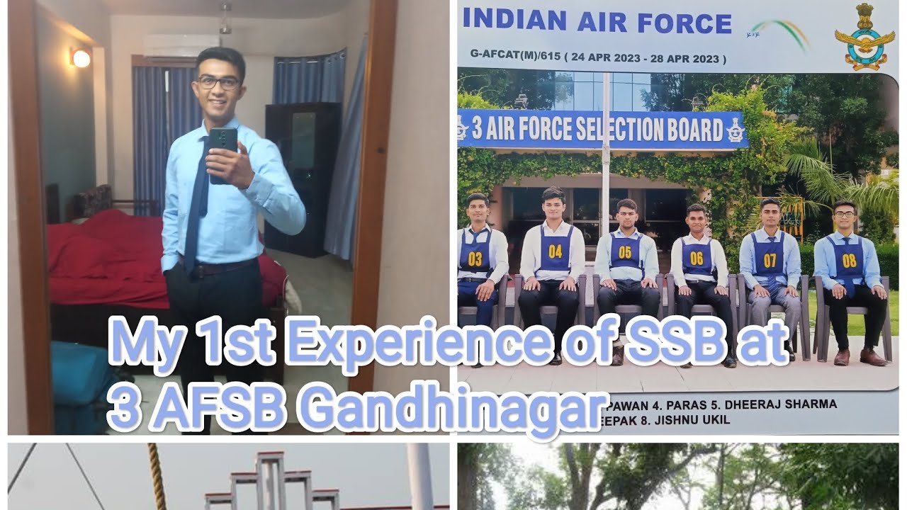 My 1st Experience of SSB | AFSB Gandhinagar | 1st Solo Trip  #solotravel #ssb #airforce #gandhinagar