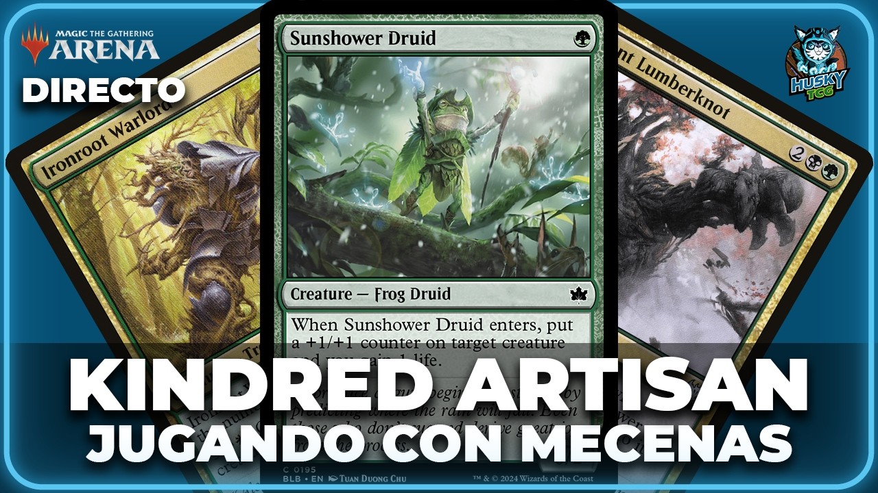 🐺 ARTISAN con MAZOS TIPALES - Partidas con Mecenas | Magic Arena en Español