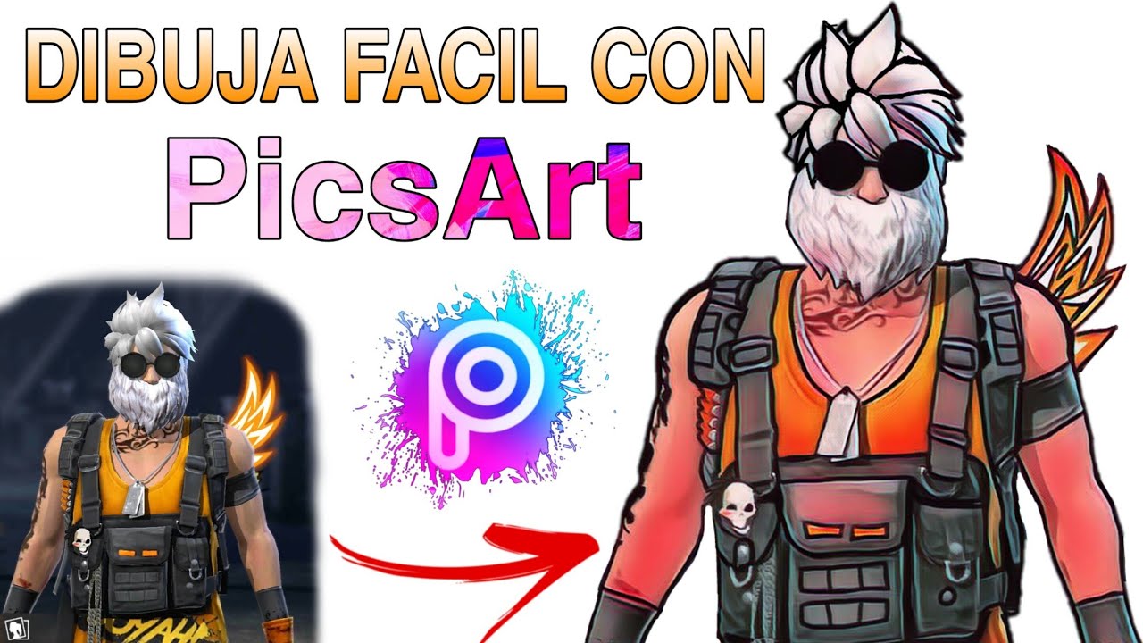 COMO HACER DIBUJO DE FREE FIRE ► EN ANDROID [ 2022 ]