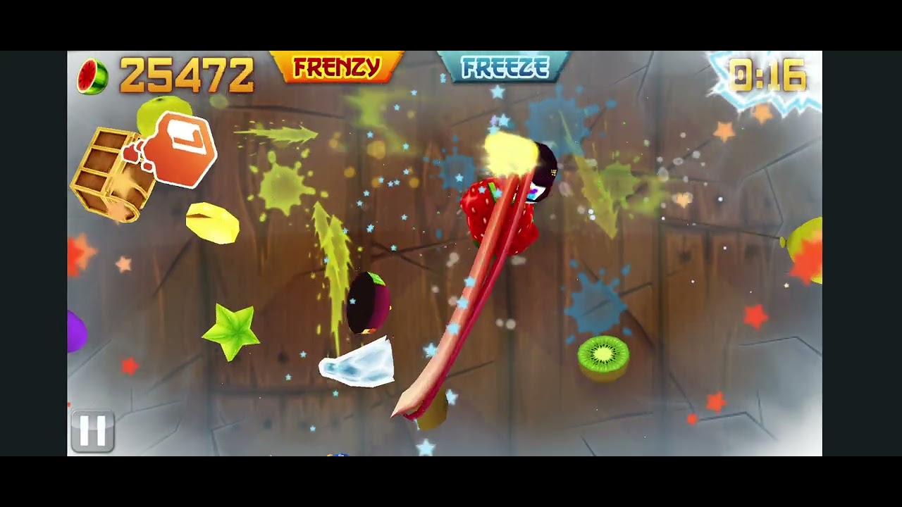 Fruit Ninja Mod v8 High Score 38681