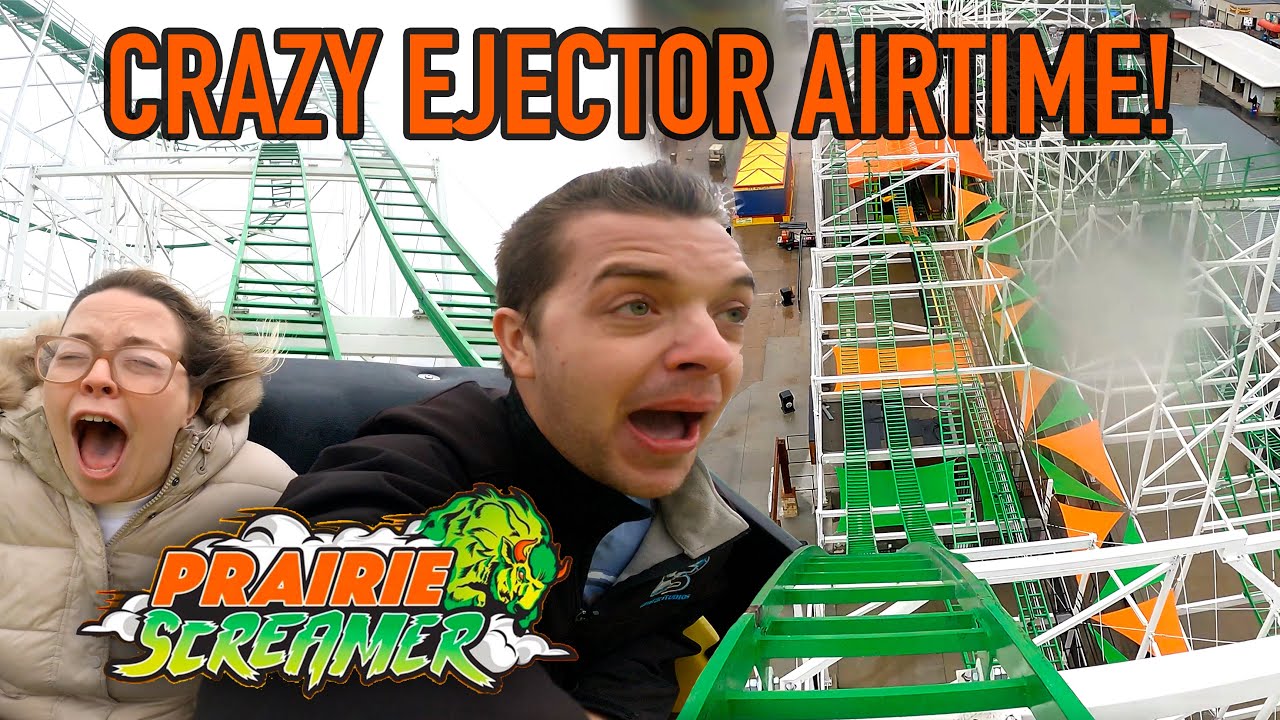 Riding Texas's Best New Roller Coaster! Prairie Screamer at Traders Village | Rider Cam POV Reaction