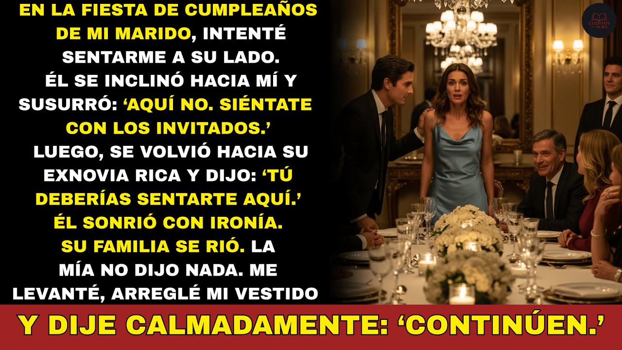 En la fiesta de lujo, me cambió por su ex rica. Mi anuncio les borró la sonrisa al instante.