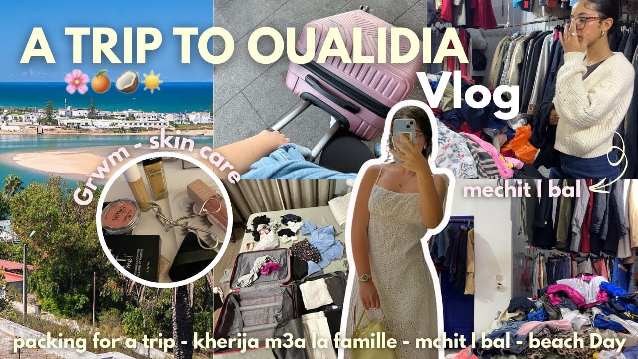 You’re coming with me to OUALIDIA 🌊🌷🐚 | مشينا لاحسن بال🙈😍 + تبحيرة واعرة مع العائلة🏖️☀️