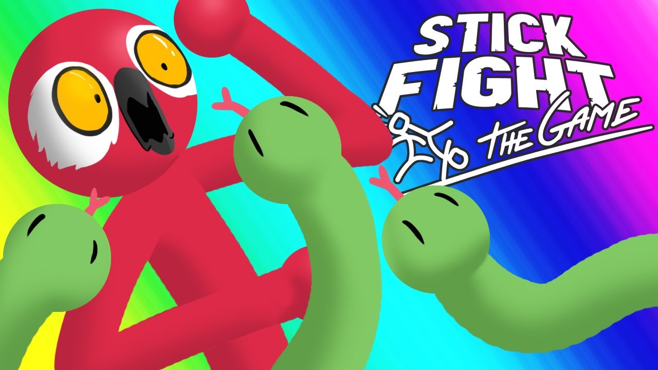 Stick Fight Funny Moments - Shotguns and Snakes!