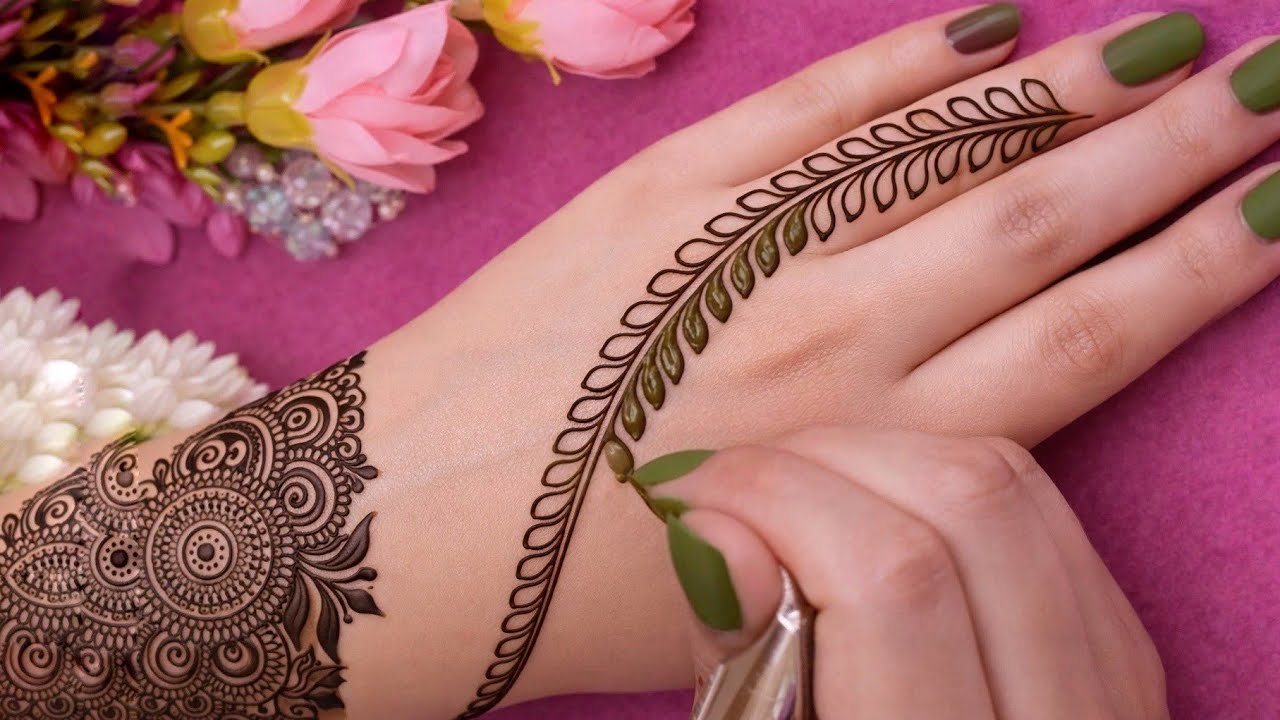 Latest Back Hand Mehendi Design | Simple & Stylish Mehndi | Bridal Mehndi 2026🌿🌛