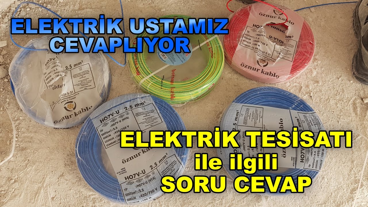 #Elektrik #Tesisatı #ustası önemli #Soruları #cevaplıyor #Canlıyayın #elektrik #tesisat #kabloçekme