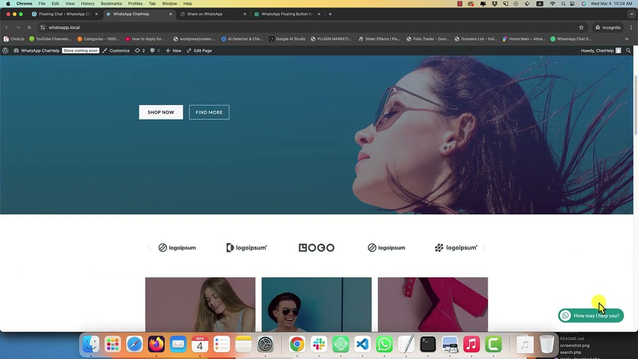 How to Add Floating WhatsApp Button to WordPress | ChatHelp Plugin Tutorial