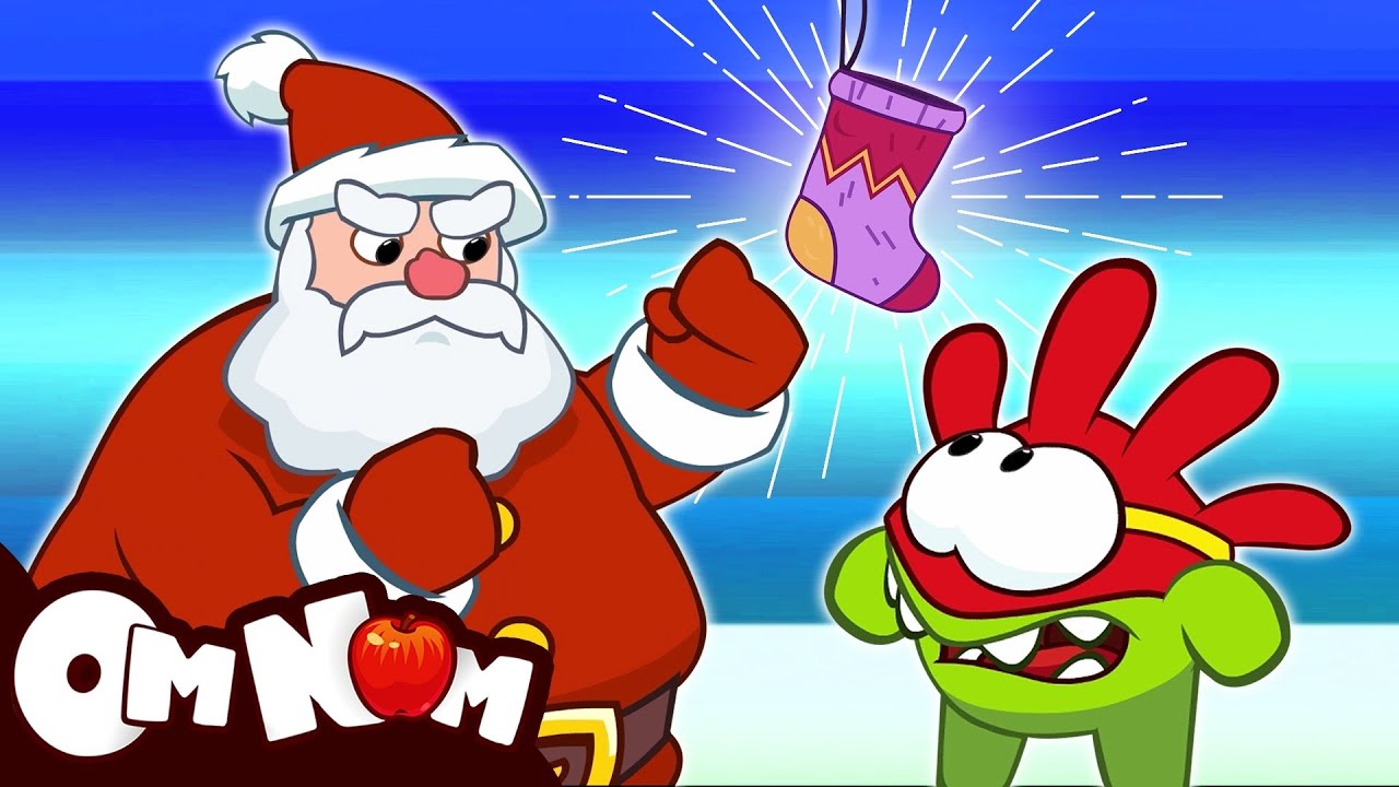 Snowy Fun With Om Nom | Christmas Cartoon | HooplaKidz Toons