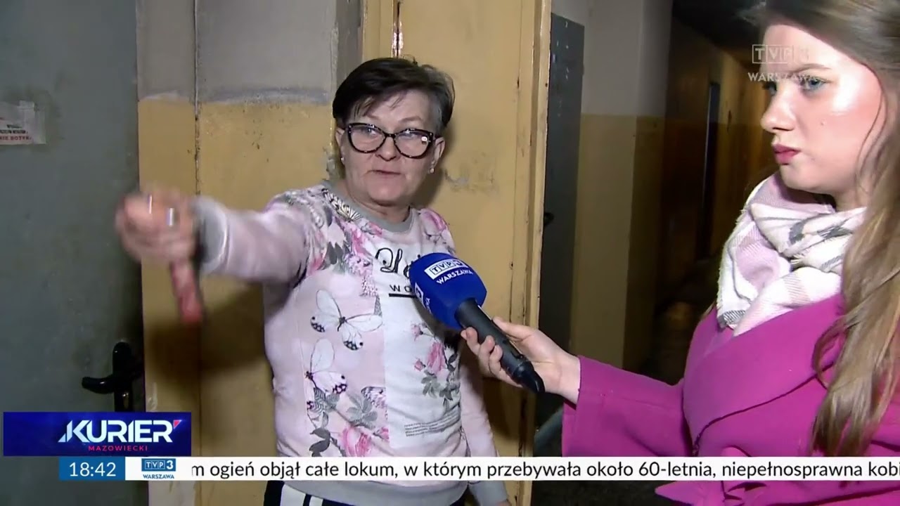 Kurier Mazowiecki - Pożar mieszkania przy ul. Otolińskiej 23