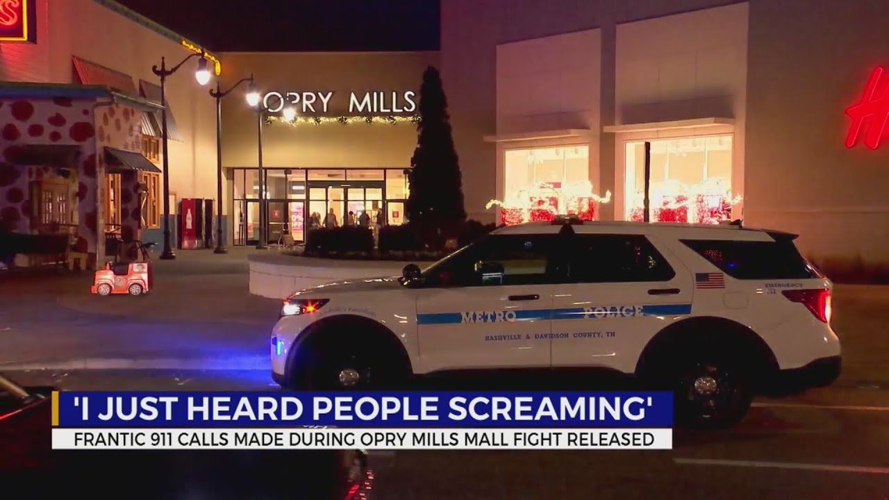 Frantic 911 calls made during Opry Mills Mall fight released