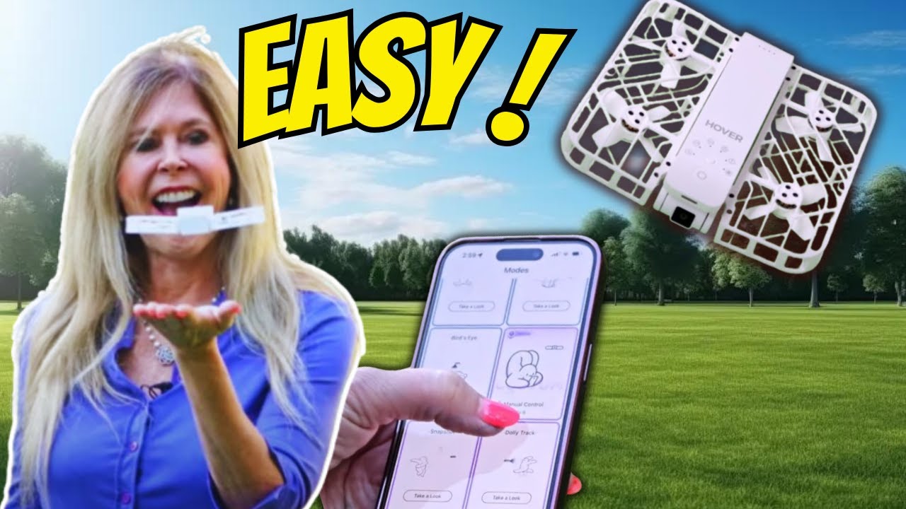 HOVER AIR X1  New Easy Drone Camera -No License Required | Preset with Commands for Great Videos!