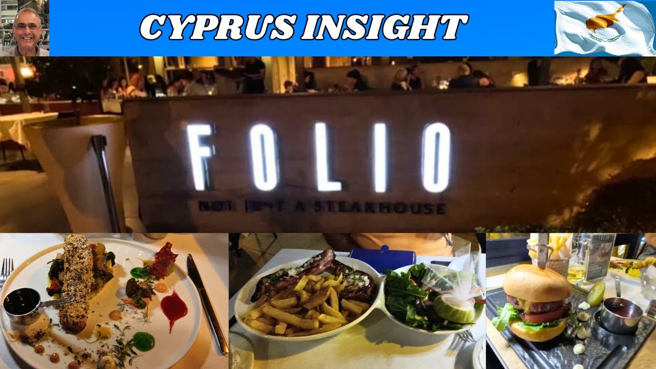 Folio Restaurant Protaras Cyprus - Fine Dining Affordable Prices.