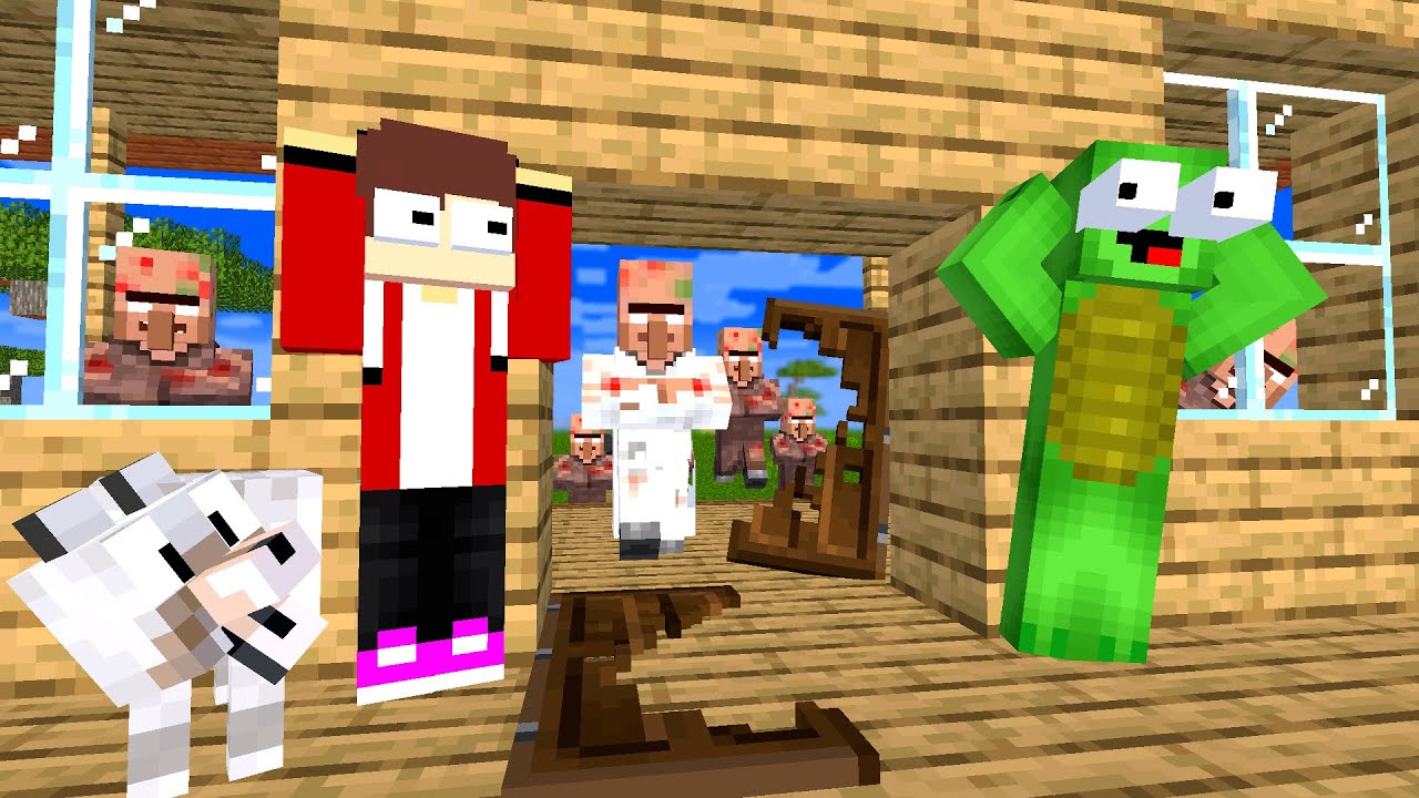 Maizen : JJ & Mikey Zombie Apocalypse - Funny Minecraft Animation