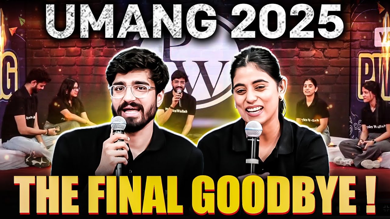 Umang 2025 Signing Off ! #Farewell #Memories