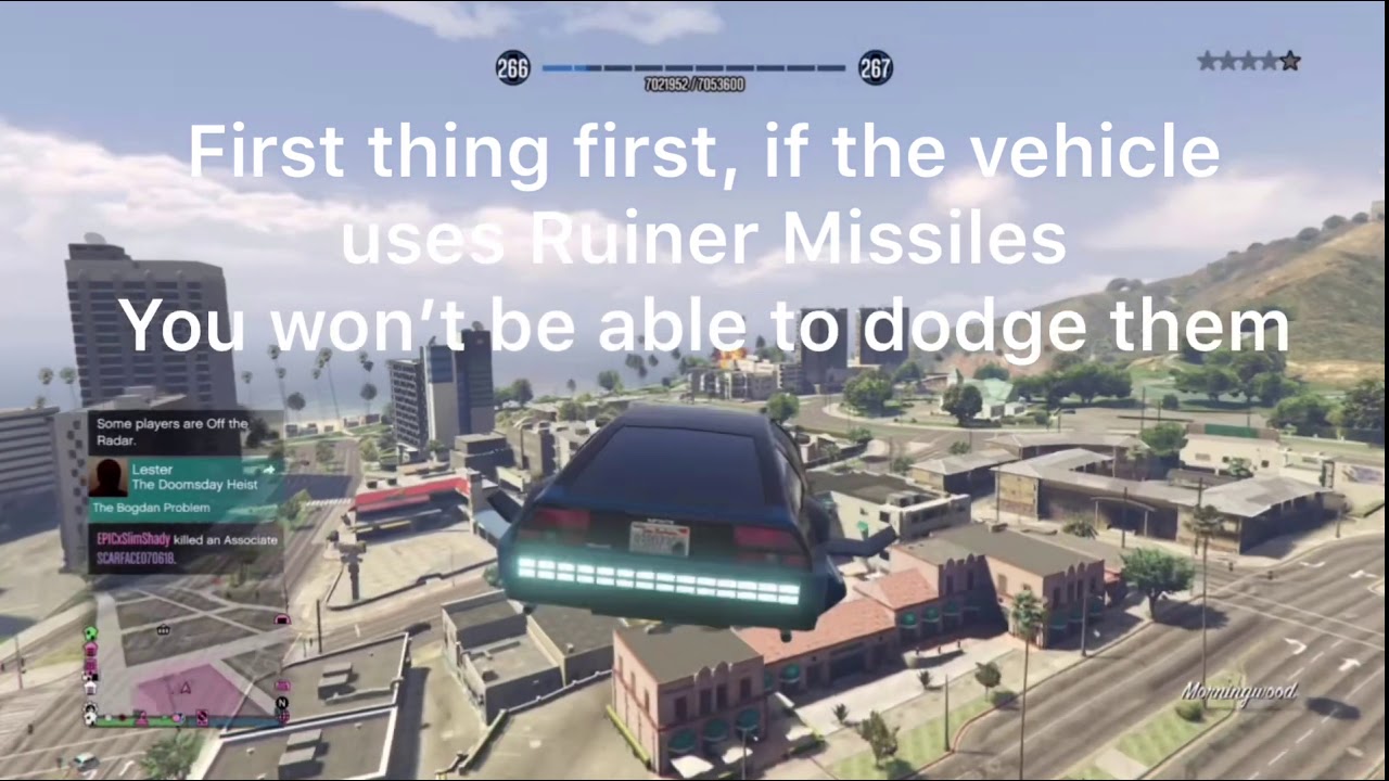 GTA 5 online:How to dodge missiles on a Deluxo