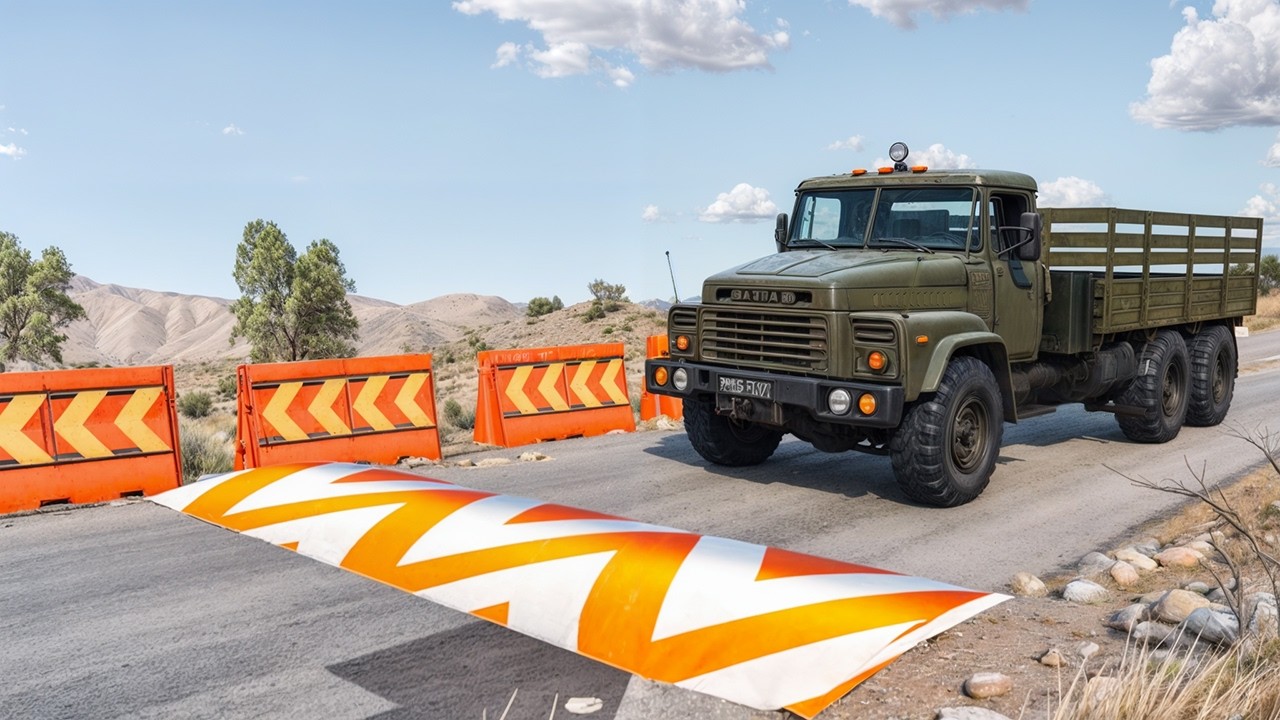 Trucks vs Speed Bumps SPECIAL #10 #usa #taxes #ohio #california | BeamNG Drive | DIO-SpeedBump-BNG